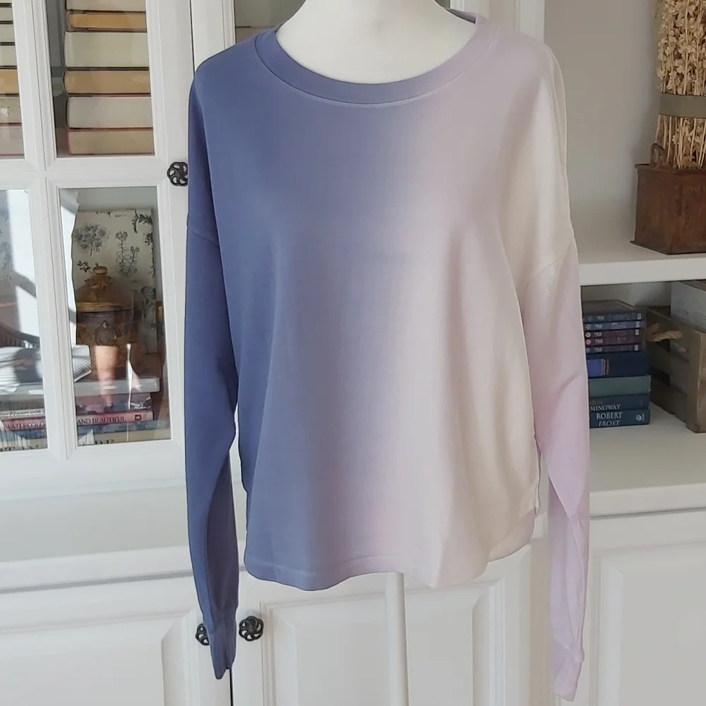 Splendid Spray Dye Pullover - Picture 3 of 5